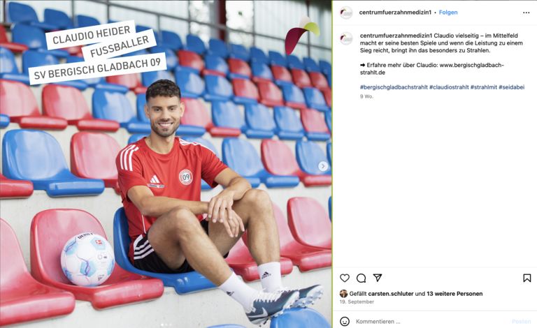 Social Media: Bergisch Gladbach strahlt Kampagne - Centrum für Zahnmedizin Bergisch Gladbach